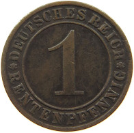 WEIMARER REPUBLIK PFENNIG 1923 A  #a074 0675 - 1 Rentenpfennig & 1 Reichspfennig