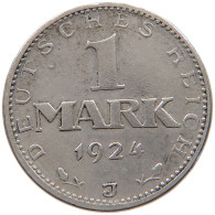 WEIMARER REPUBLIK MARK 1924 J  #a064 0025 - 1 Marco & 1 Reichsmark