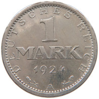 WEIMARER REPUBLIK MARK 1924 A  #t156 0491 - 1 Marco & 1 Reichsmark