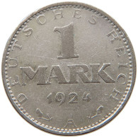 WEIMARER REPUBLIK MARK 1924 A  #c047 0213 - 1 Marco & 1 Reichsmark