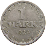 WEIMARER REPUBLIK MARK 1924 A  #c003 0255 - 1 Marco & 1 Reichsmark