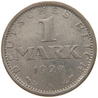 WEIMARER REPUBLIK MARK 1924 A  #c018 0475 - 1 Mark & 1 Reichsmark