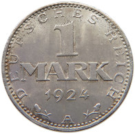 WEIMARER REPUBLIK MARK 1924 A  #a033 0471 - 1 Marco & 1 Reichsmark