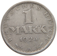 WEIMARER REPUBLIK MARK 1924 A  #c004 0311 - 1 Mark & 1 Reichsmark