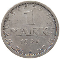 WEIMARER REPUBLIK MARK 1924 A  #c018 0069 - 1 Marco & 1 Reichsmark