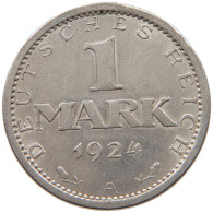 WEIMARER REPUBLIK MARK 1924 A  #c009 0417 - 1 Mark & 1 Reichsmark