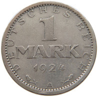 WEIMARER REPUBLIK MARK 1924 A  #a003 0471 - 1 Marco & 1 Reichsmark