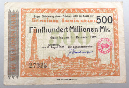 WEIMARER REPUBLIK 500 MILLIONEN MARK 1923 ENNIGERLOH #alb052 0735 - 500 Mio. Mark