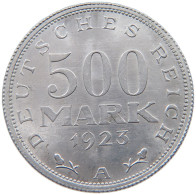 WEIMARER REPUBLIK 500 MARK 1923 A  #a065 0157 - 200 & 500 Mark