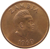 ZAMBIA NGWEE 1969  #s062 0413 - Zambie