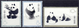 8 F. - 10 F. Großer Panda 1963, Kompletter Satz In Postfrischer Erhaltung. Mi. 130,-€ Michel 736-738. - Andere & Zonder Classificatie