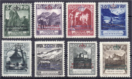 5 Rp. - 1.20 Rp. Landschaften (Dienstmarken) 1932, Kompletter Satz In Postfrischer Erhaltung, Die 1.20 Fr. Kleiner Fleck - Sonstige & Ohne Zuordnung