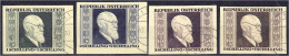 1 S - 5 S Karl Renner 1946, Kompletter Satz Gestempelt Mit Falscher Entwertung. Fotobefund Sturzeis VÖB. Michel 772-775  - Other & Unclassified