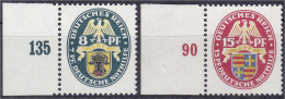 8 Pf. + 15 Pf. Deutsche Nothilfe 1928, Zwei Postfrische Werte In Luxuserhaltung, Wasserzeichen ,,X" (stehend) Michel 426 - Otros & Sin Clasificación