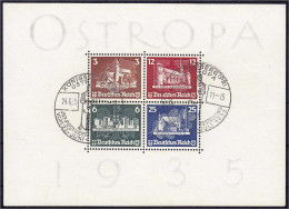 Ostropa-Block 1935, Sauber Gestempelt, Tadellose Erhaltung. Mi. 1.100,-€ Michel Block 3. - Other & Unclassified