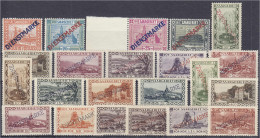 Dienstmarken 1923/1929, Drei Postfrische Sätze, Nr. 15 I Gepr. Ney BPP, Nr. 16-21 Ebenfalls Kpl. Geprüft Ney BPP. Mi. 43 - Otros & Sin Clasificación