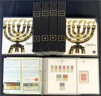 Israel 1948/1992 **: Sehr Schöne Sammlung In 5 Vordruckalben, Dabei Nr. 1 - 9, Die Nr. 9 ** (Mi. 8.500,-€) Ungefaltet Mi - Otros & Sin Clasificación