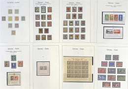 Schweiz 1881/1963 */**/gest.: Gepflegte Sammlung Im Vordruckalbum Mit Zahleichen Guten Sätzen, Beginnend Mit Einigen Ung - Otros & Sin Clasificación