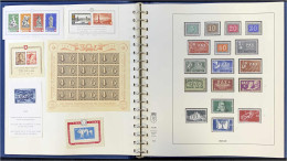 Schweiz 1881/1988 **: Schöne Postfrische Sammlung In 4 Lindner-Vordruckalben, Enthalten Sind Viele Bessere Werte Wie Z.B - Other & Unclassified