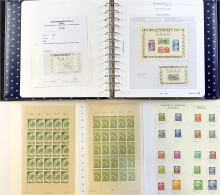 Saarland 1947-1959 **: Komplette Sammlung In Postfrischer Erhaltung Inkl. Block 1 (geprüft Ney BPP), Block 2 Mit Fotoatt - Sammlungen