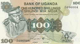 Uganda 100  Shillings ND/1973  P-9  UNC - Uganda