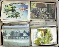 Kleine Schachtel Mit Ca. 400 Nur älteren Postkarten, Zusätzlich Noch über 250 überwiegend Moderne Briefe Etc - Zonder Classificatie