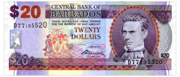 BARBADOS 20 DOLLARS 2007(2009) Pick 69b Unc - Barbados