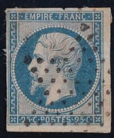 France N°15 - Oblitéré - Aminci - Aspect TB - 1853-1860 Napoléon III