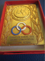 Sport/ Course D'Orientation/ Vétéran/Bronze Doré/ Championnat De France Marine Nationale/1978     SPO473 - Frankrijk