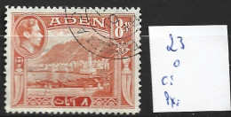 ADEN 23 Oblitéré Côte 0.75 € - Aden (1854-1963)