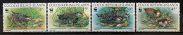 Cocos (Keeling) Islands 1992 Mi# 267-270 ** MNH - Birds / Buff-banded Rail / WWF - Cocos (Keeling) Islands