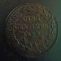 FRANCE - 5 Centimes L'AN 8 AA - - 1795-1799 Directorio