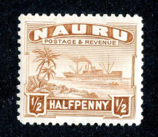 7545 BCx Nauru 1937 Scott # 17 M* (offers Welcome) - Nauru