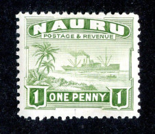 7546 BCx Nauru 1937 Scott # 18a M* (offers Welcome) - Nauru