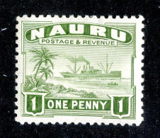 7547 BCx Nauru 1937 Scott # 18a M* (offers Welcome) - Nauru