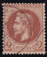 France N°26 - Oblitéré - TB - 1863-1870 Napoleon III With Laurels