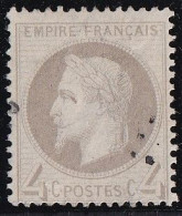 France N°27b - Gris Jaunâtre - Oblitéré - TB - 1863-1870 Napoleon III With Laurels