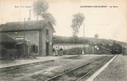 76 - CAUDEBEC LES ELBEUF _S24412_ La Gare - Train - Caudebec-lès-Elbeuf