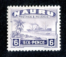 7556 BCx Nauru 1937 Scott # 25a M* (offers Welcome) - Nauru