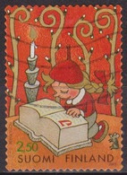 Noel 2001: Lutin Lisant - FINLANDE - N° 1554 - Used Stamps