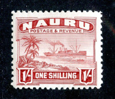 7559 BCx Nauru 1937 Scott # 27a M* (offers Welcome) - Nauru