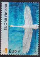 Faune - Oiseau - FINLANDE - Cygne En Vol - N° 1559 - 2002 - Used Stamps