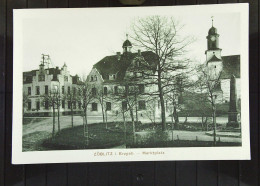 DR: AK Von Zöblitz I. Erzgebirge - Marktplatz Um 1930 - Nicht Gelaufen - Zoeblitz
