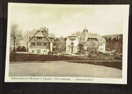 DR: AK Vom Höhenluftkurort Bärenfels B. Kipsdorf, Diakonissenheim Vom 12.7.1927- Nicht Gelaufen - Kipsdorf