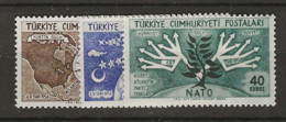 1954 MNH Turkye Mi 1388-90 Postfris** - Ungebraucht