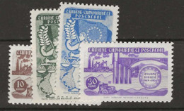1954 MNH Turkye Mi 1391-94 Postfris** - Unused Stamps