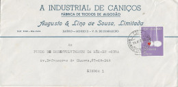 Portugal , 1972 , International Heart Month , Bairro V.N. Famalicão Postmark , A Industrial De Caniços , Cotton Industry - Autres & Non Classés