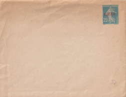 ALGERIE - 1924 - ENVELOPPE ENTIER SEMEUSE SURCHARGEE NEUVE - Cartas & Documentos