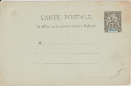 REUNION - CARTE ENTIER TYPE GROUPE NEUVE - Storia Postale