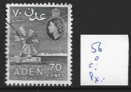 ADEN 56 Oblitéré Côte 0.75 € - Aden (1854-1963)